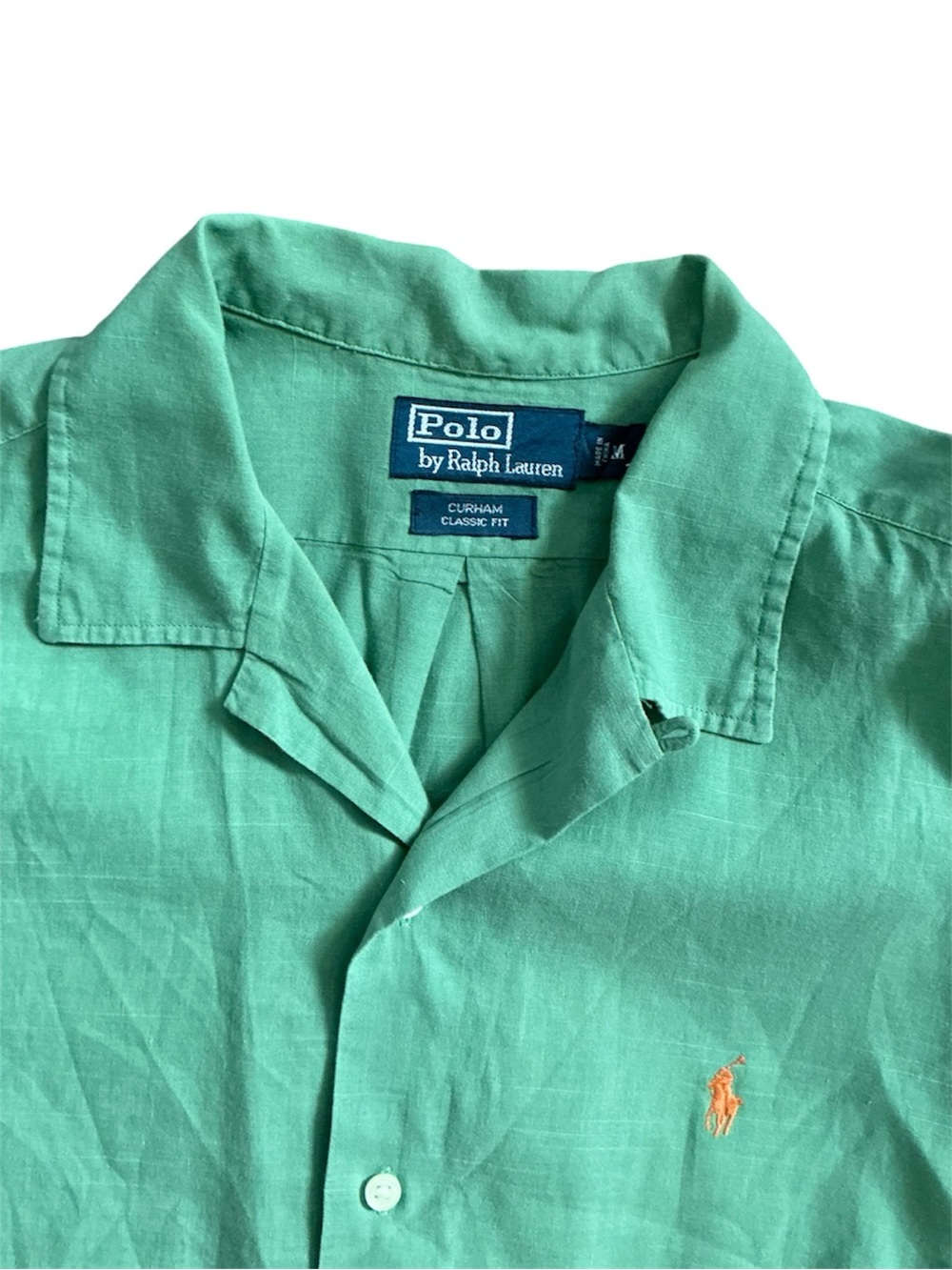Polo by Ralph Lauren Green Button-Down Shirt - Picture 5 of 6